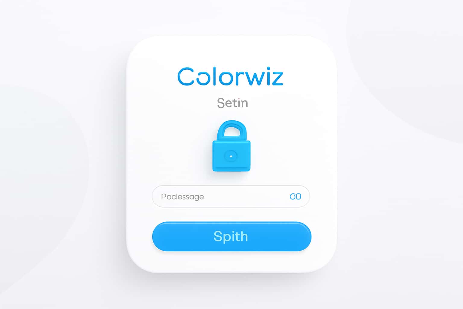 Colorwiz Sign In & Dashboard Interface