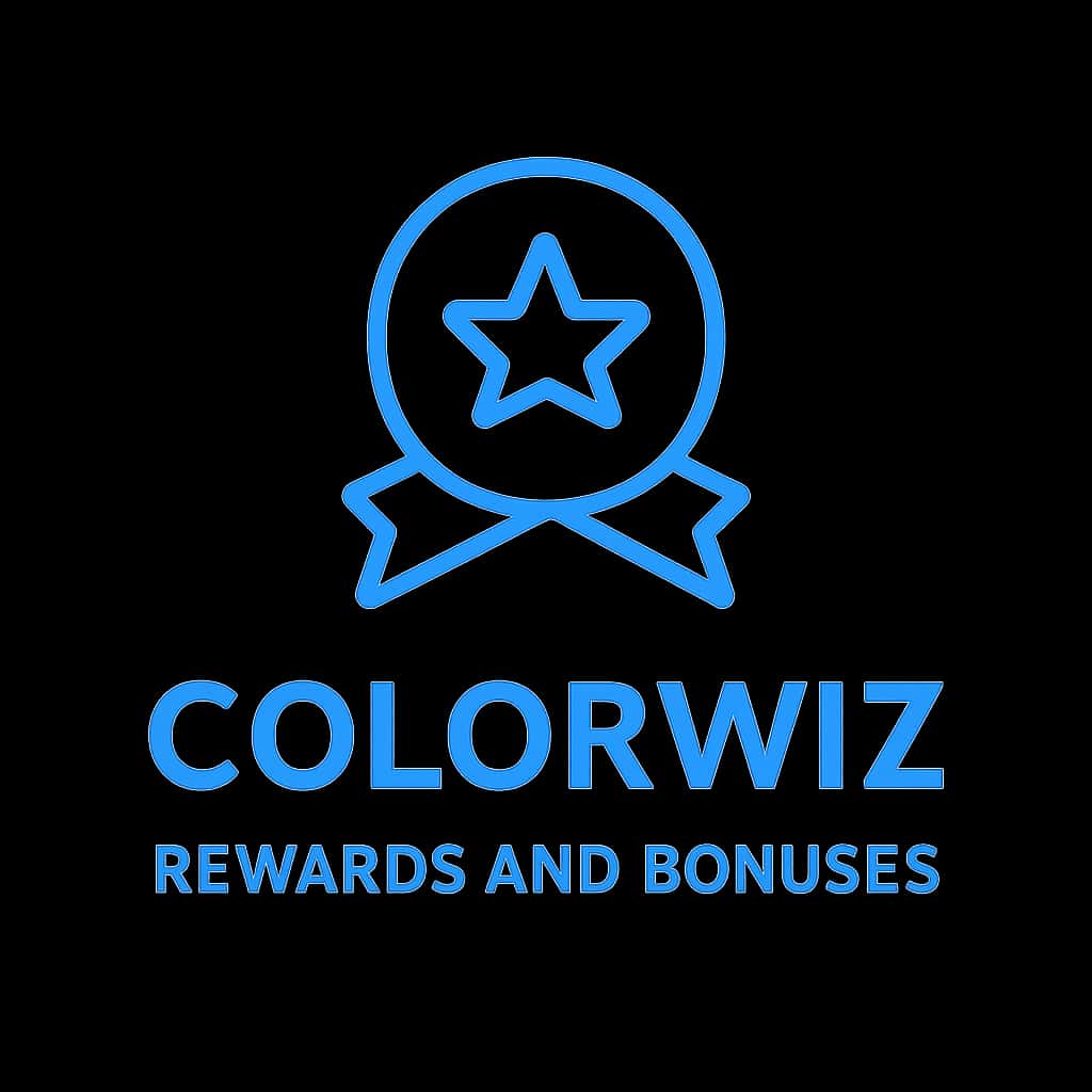 An icon representing Colorwiz Rewards and Bonuses in a minimalistic style.