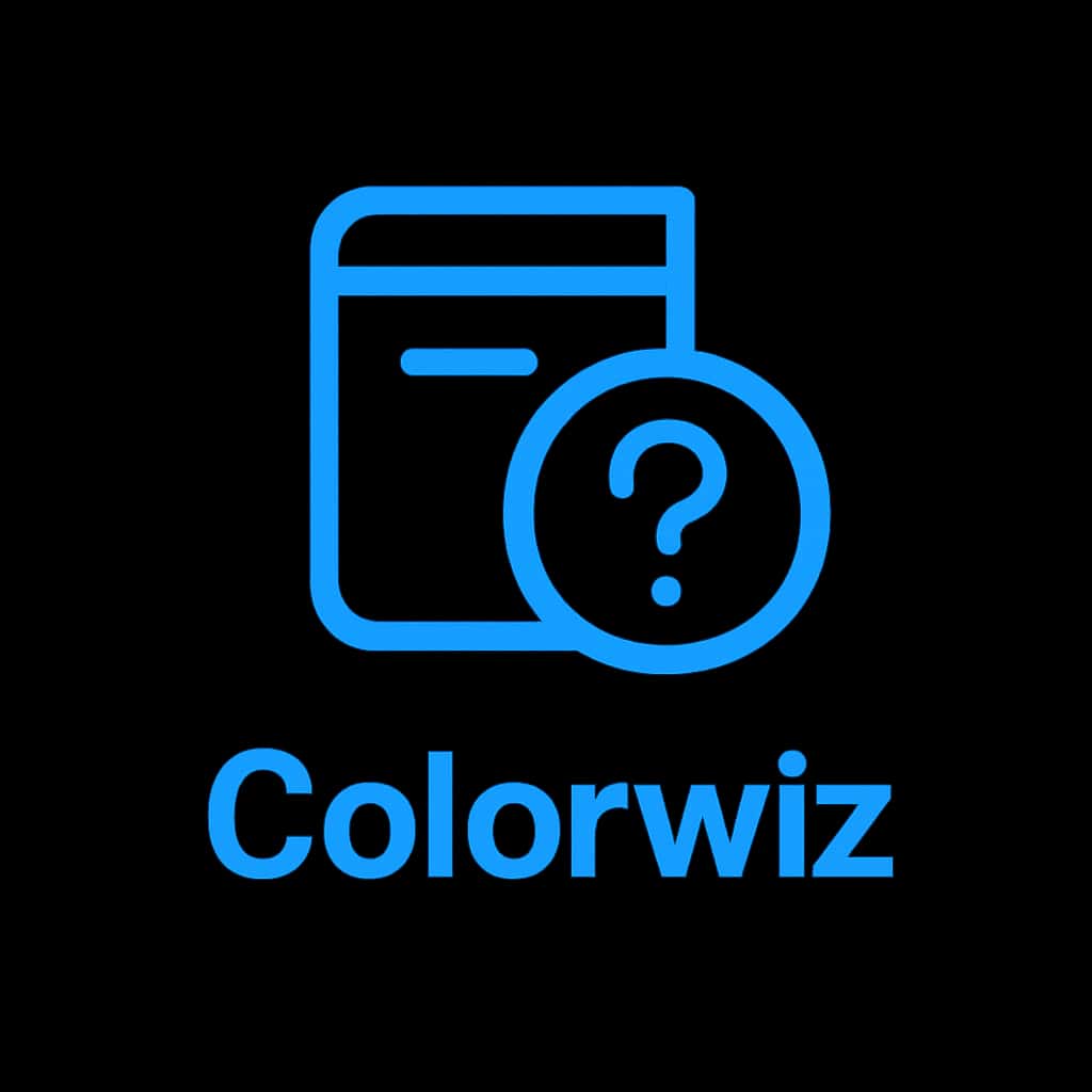 A badge design for Colorwiz Login Guide.