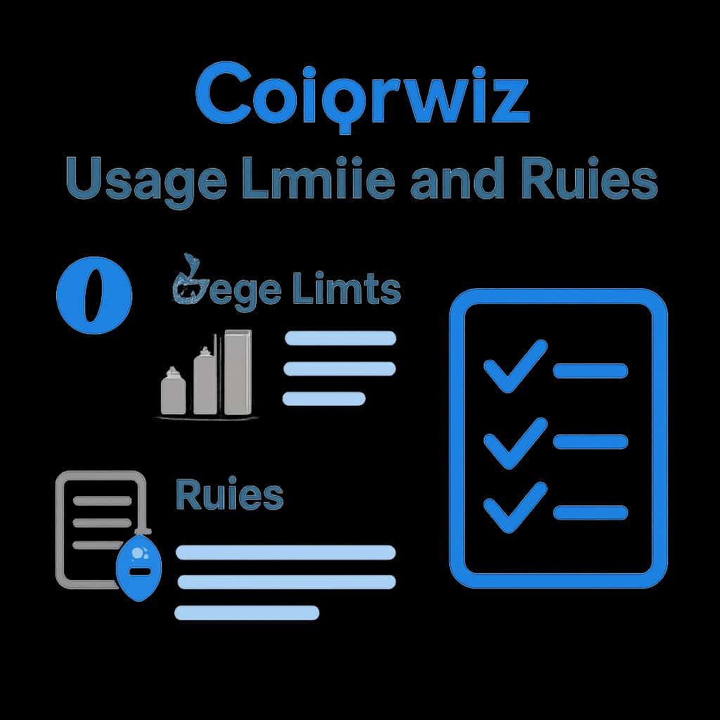 An educational diagram illustrating Colorwiz usage rules.
